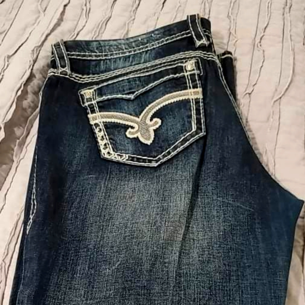 Womens Rock Revivals 34x32 Easy Boot